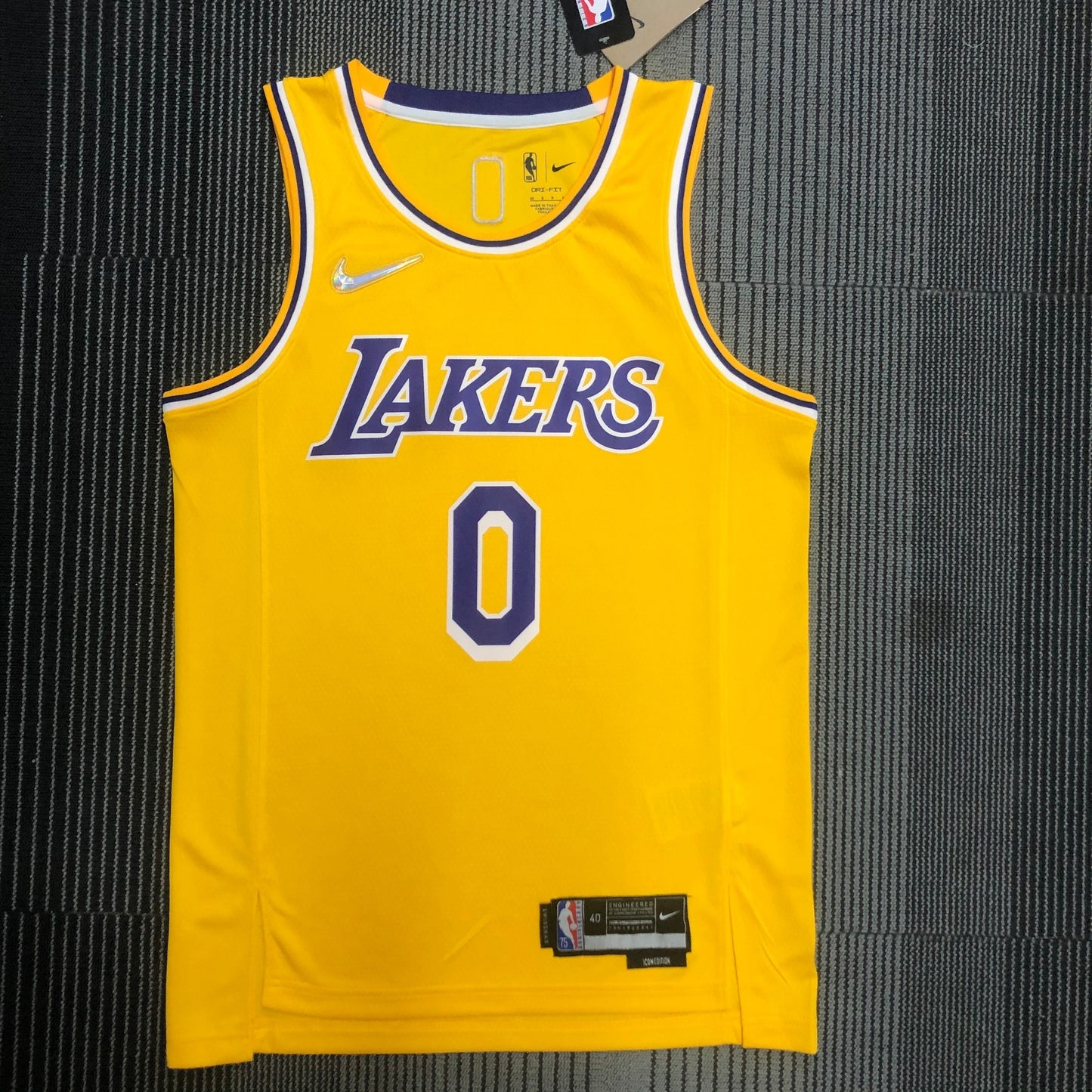 MAILLOT ICON LOS ANGELES LAKERS 75EME ANNIVERSAIRE RUSSEL WESTBROOK