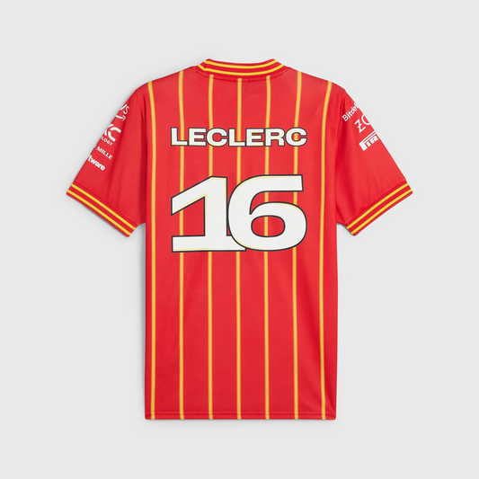 MAILLOT FOOTBALL SCUDERIA FERRARI 2024 LECLERC