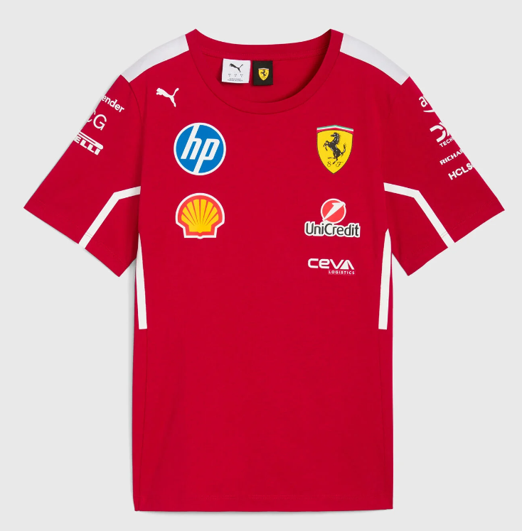 T-SHIRT SCUDERIA FERRARI 2025