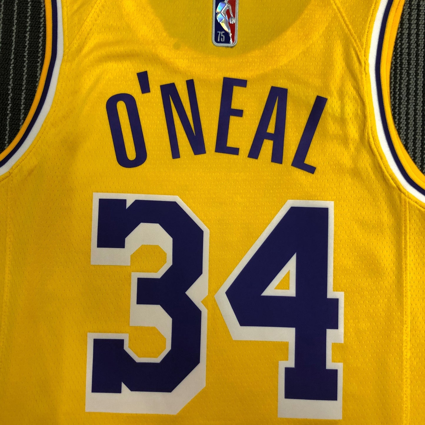 MAILLOT ICON LOS ANGELES LAKERS 75EME ANNIVERSAIRE SHAQUILLE O'NEAL
