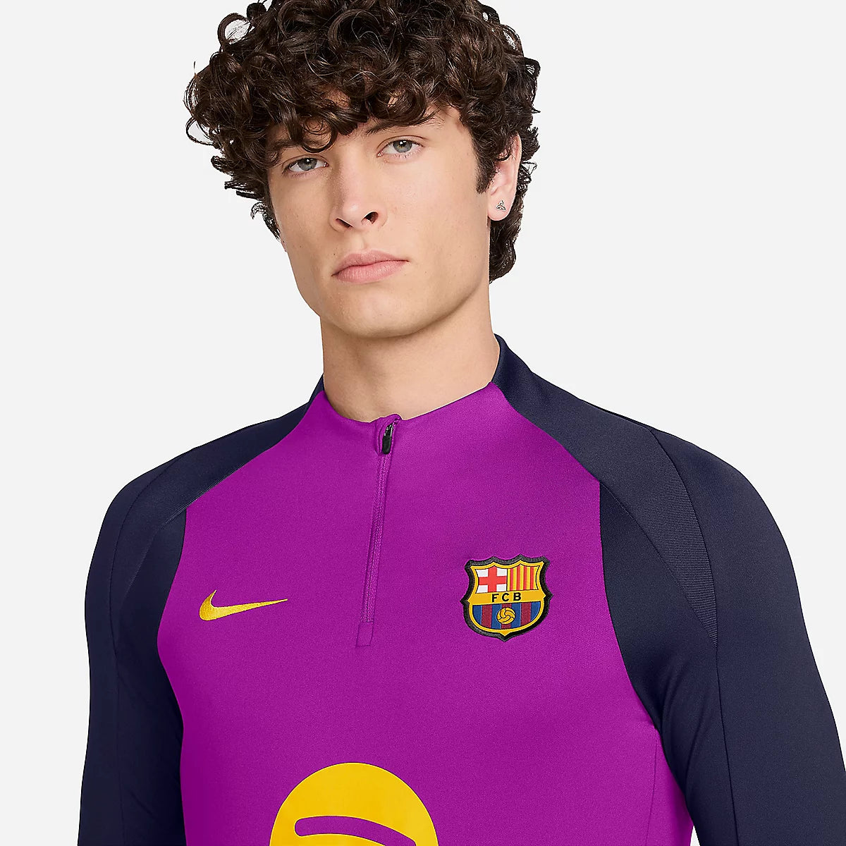 VESTE DE SURVETEMENT FC BARCELONE VIOLET MANCHES LONGUES 25/26