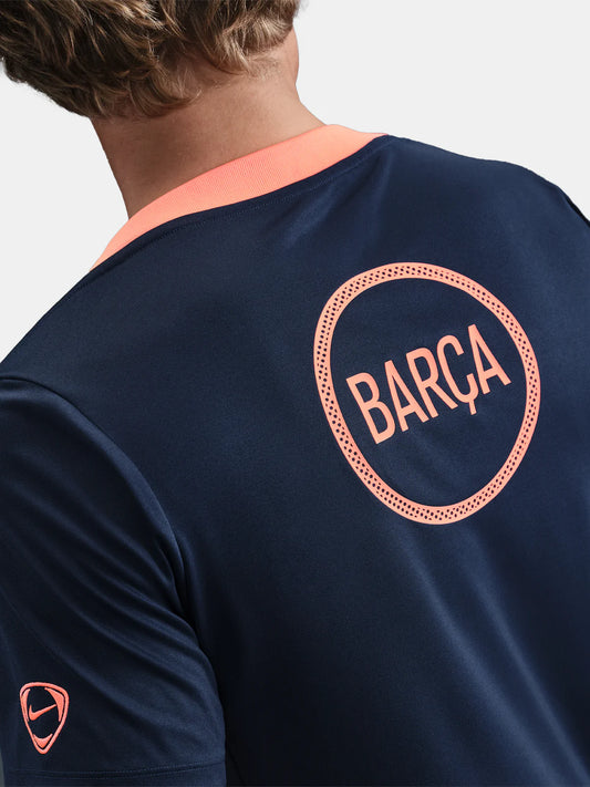 MAILLOT D'AVANT-MATCH FC BARCELONE BLEU SAUMON 25/26