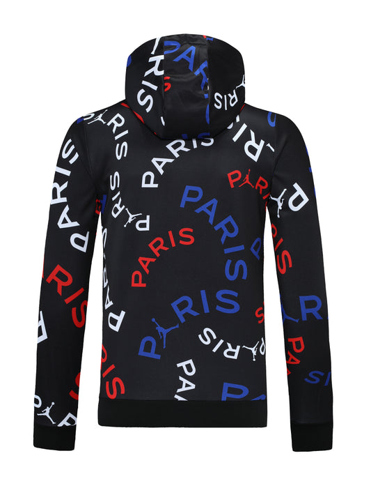SWEAT À CAPUCHE PSG NOIR