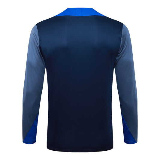 VESTE DE SURVETEMENT ENTRAINEMENT PSG BLEU 25/26