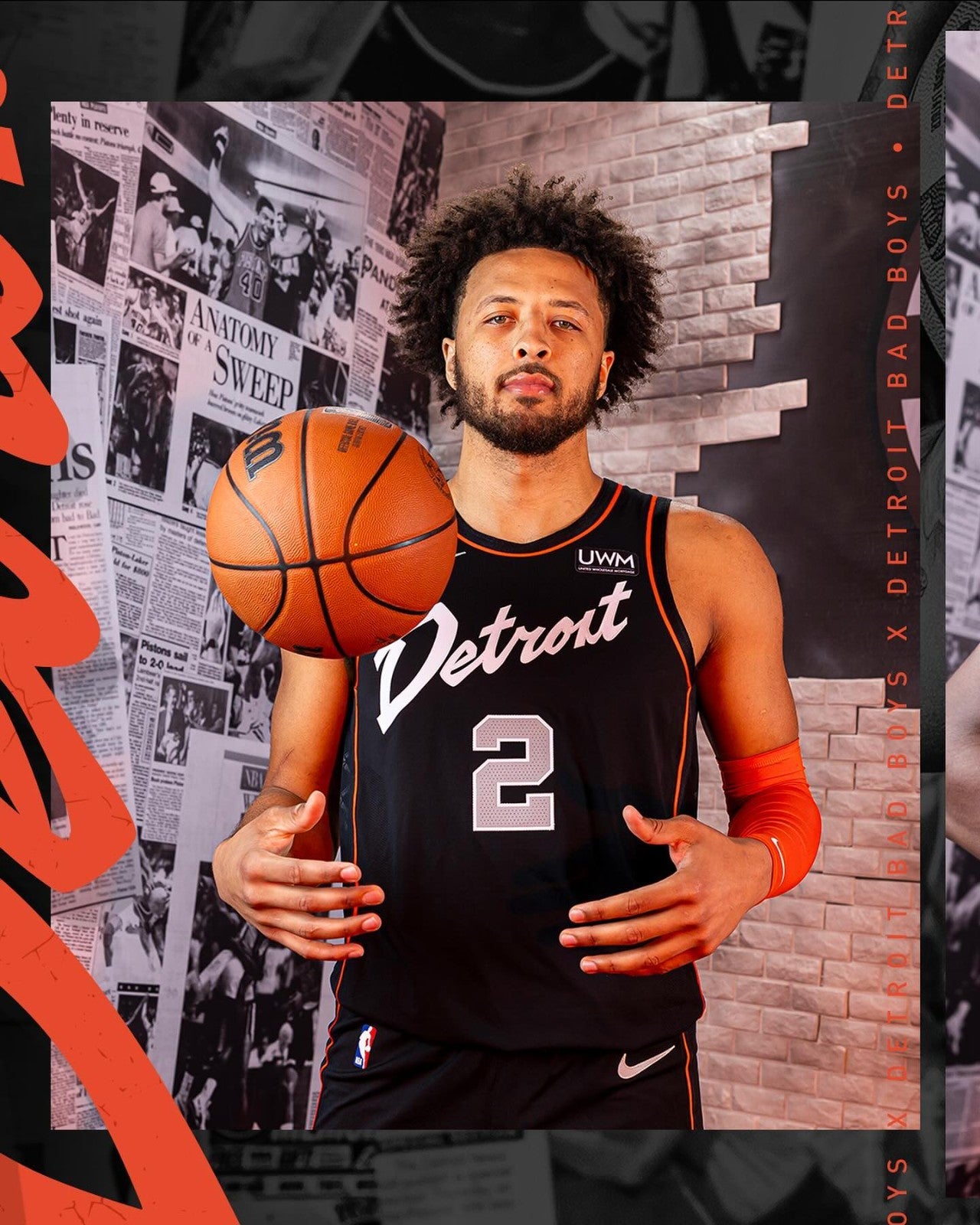 MAILLOT CITY DETROIT PISTONS 23/24