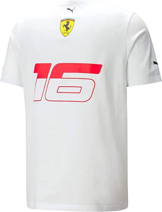 T-SHIRT SCUDERIA FERRARI 2023 LECLERC MONACO EDITION