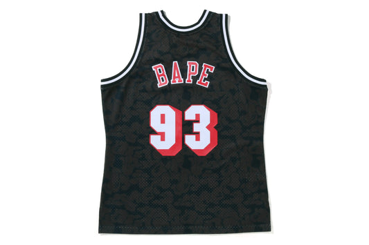 MAILLOT BAPE×M&N MIAMI HEAT NOIR