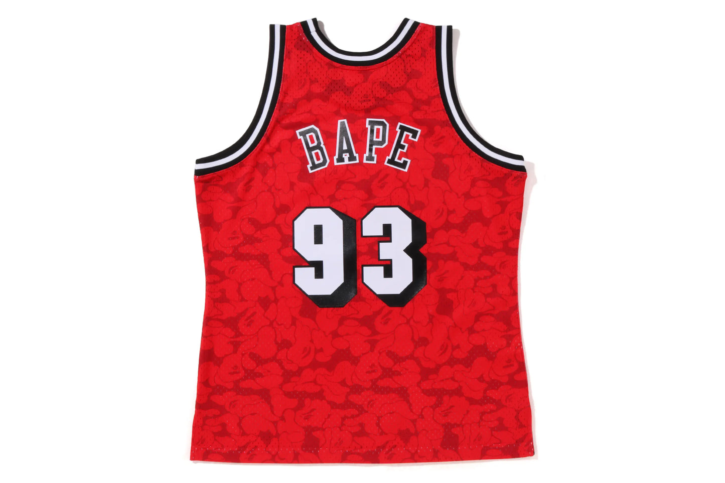 MAILLOT BAPE×M&N MIAMI HEAT ROUGE