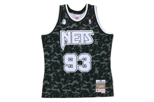 MAILLOT BAPE×M&N BROOKLYN NETS NOIR