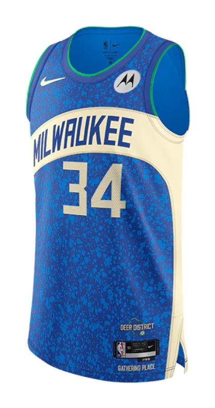 MAILLOT CITY MILWAUKEE BUCKS 23/24