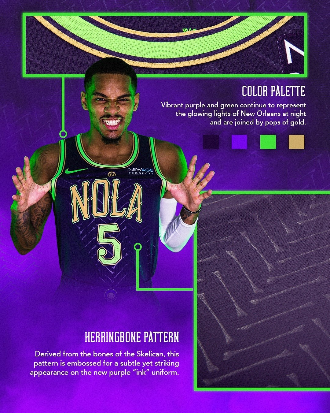 MAILLOT CITY NEW ORLEANS PELICANS 24/25