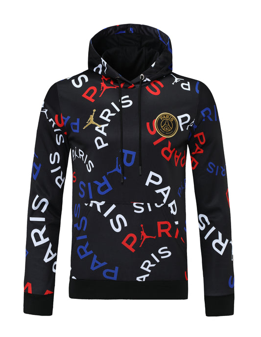 SWEAT À CAPUCHE PSG NOIR