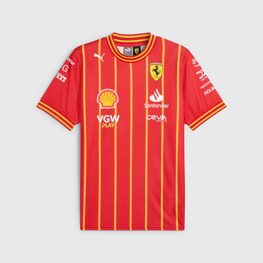 MAILLOT FOOTBALL SCUDERIA FERRARI 2024 LECLERC