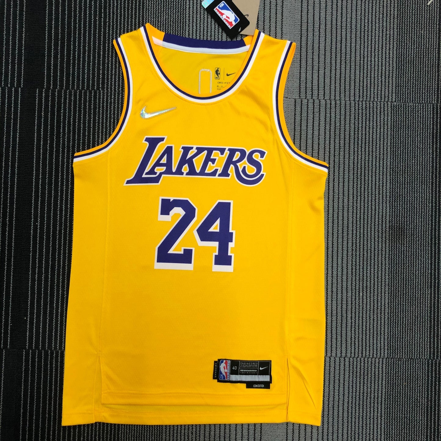 MAILLOT ICON LOS ANGELES LAKERS 75EME ANNIVERSAIRE KOBE BRYANT