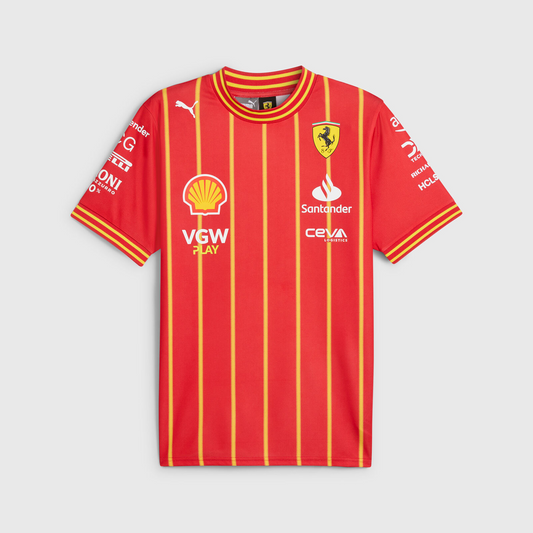MAILLOT FOOTBALL SCUDERIA FERRARI 2024 SAINZ