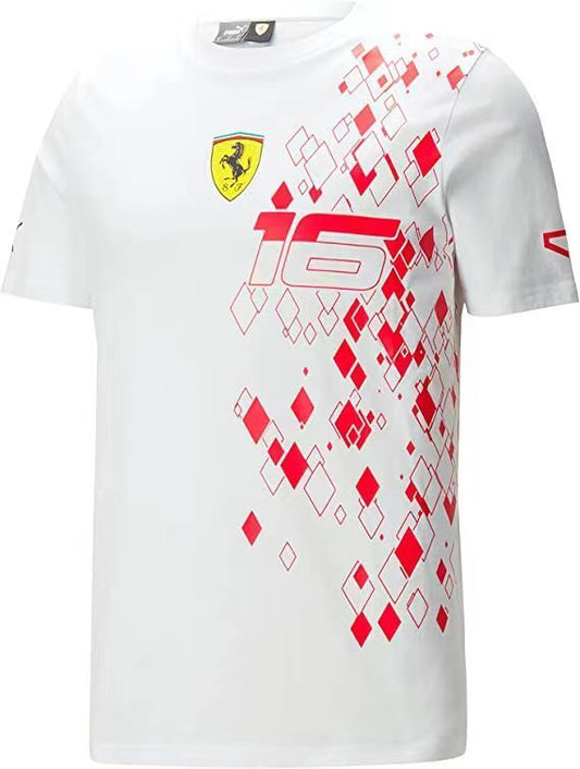 T-SHIRT SCUDERIA FERRARI 2023 LECLERC MONACO EDITION