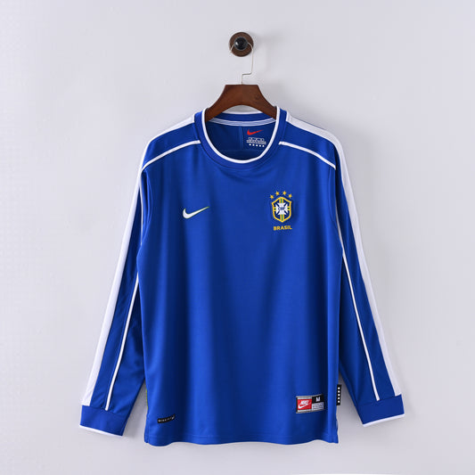 MAILLOT EXTERIEUR BRÉSIL MANCHES LONGUES 1998