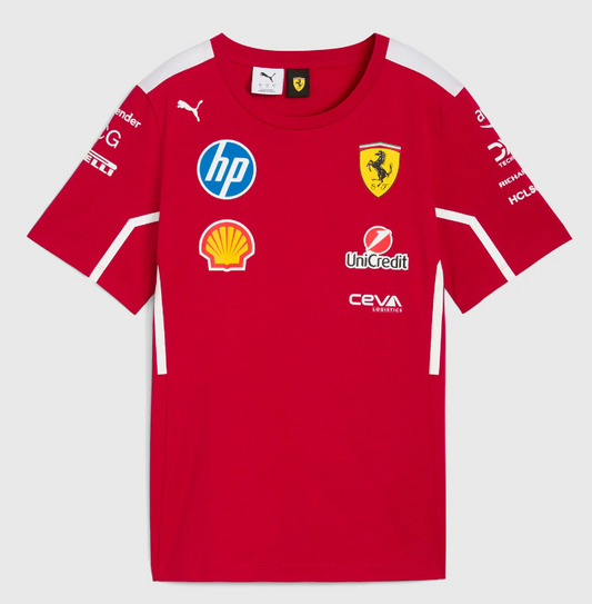 T-SHIRT SCUDERIA FERRARI 2025