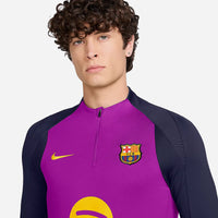 VESTE DE SURVETEMENT FC BARCELONE VIOLET MANCHES LONGUES 25/26