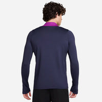 VESTE DE SURVETEMENT FC BARCELONE BLEU MARINE MANCHES LONGUES 25/26