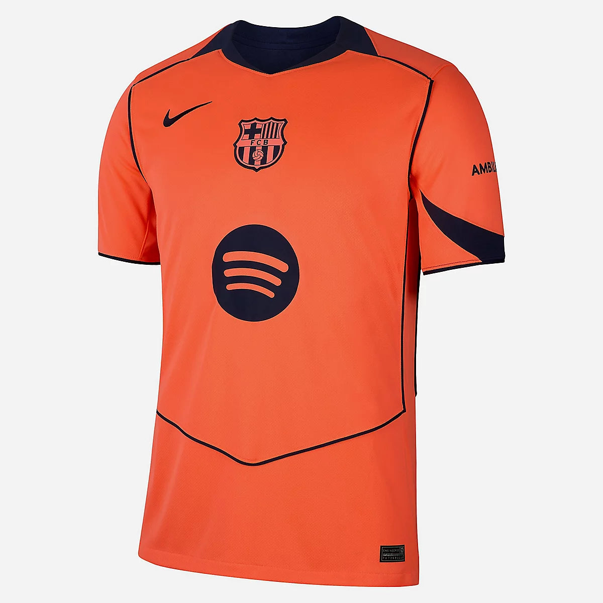 MAILLOT THIRD FC BARCELONE ORANGE 25/26