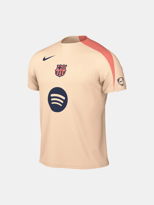 MAILLOT D'ENTRAINEMENT FC BARCELONE BEIGE 25/26