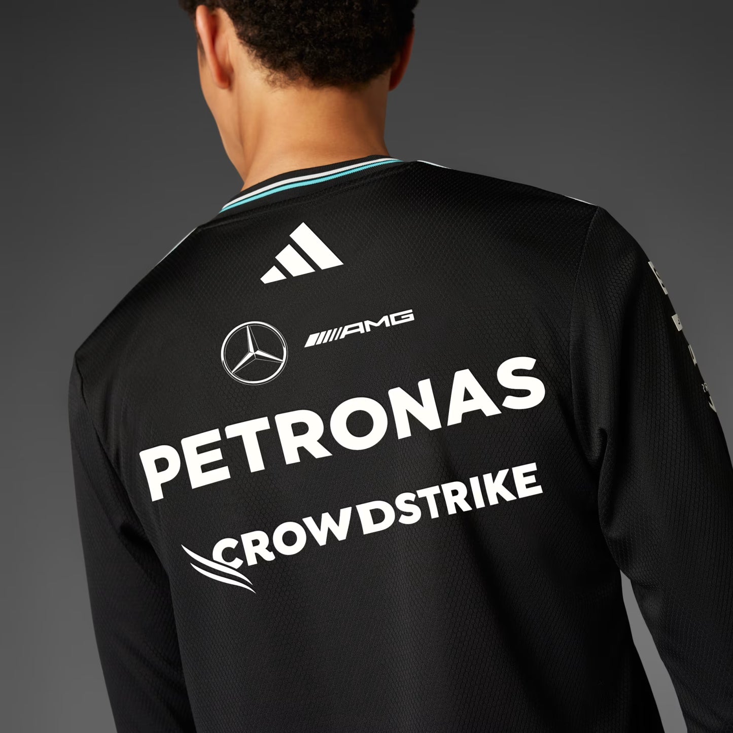 MAILLOT PILOTE MERCEDES 2025 MANCHES LONGUES