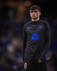 MAILLOT D'AVANT-MATCH FC BARCELONE NOCTA NOIR MANCHES LONGUES 25/26