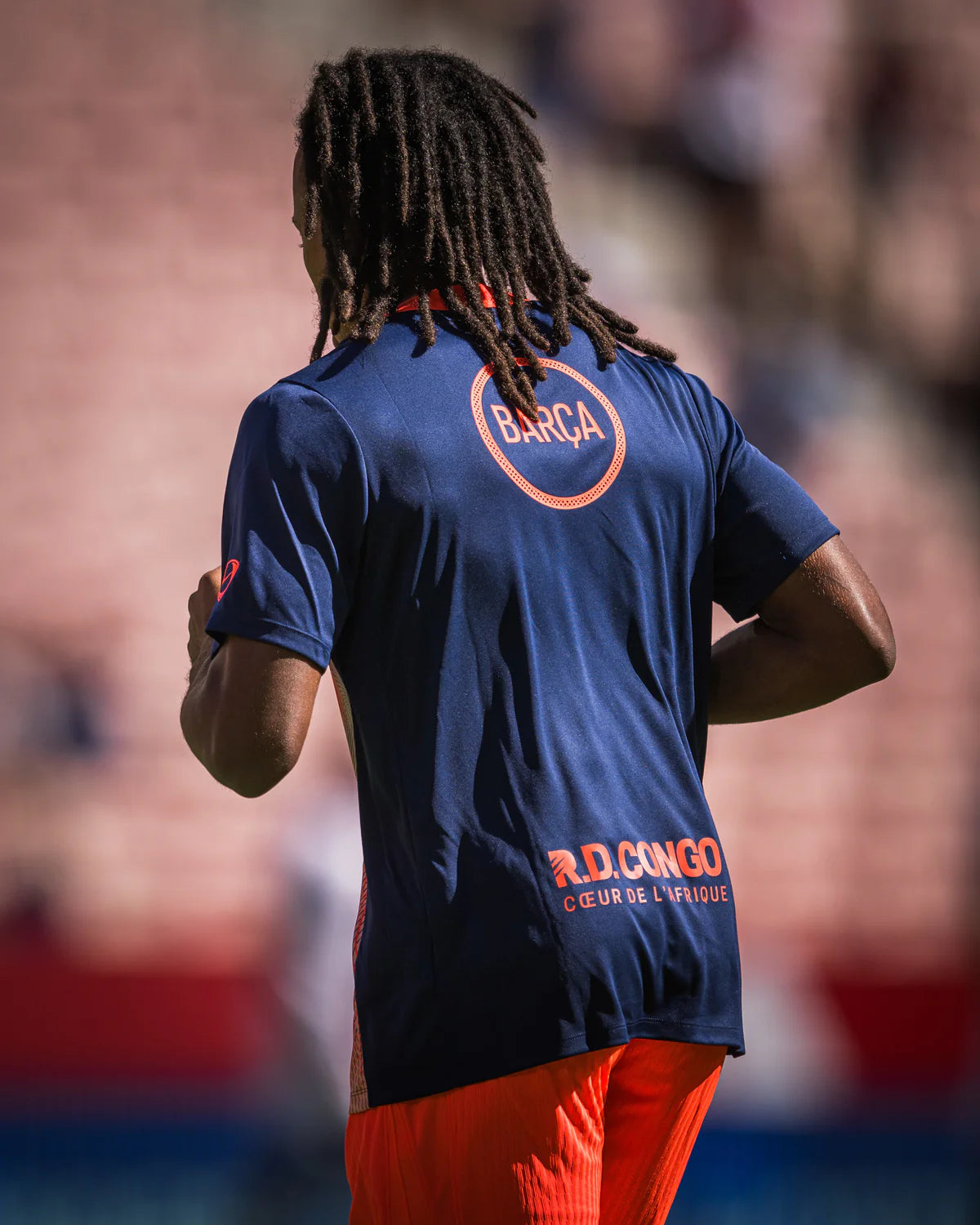 MAILLOT D'AVANT-MATCH FC BARCELONE BLEU SAUMON 25/26