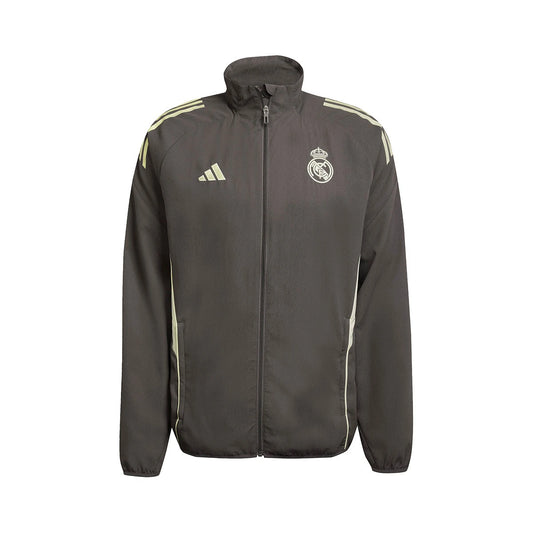 VESTE DE SURVETEMENT REAL MADRID NOIRE 25/26