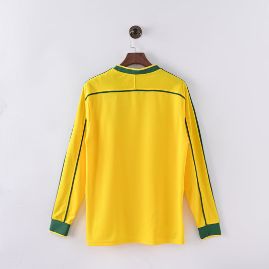 MAILLOT DOMICILE BRÉSIL MANCHES LONGUES 1998