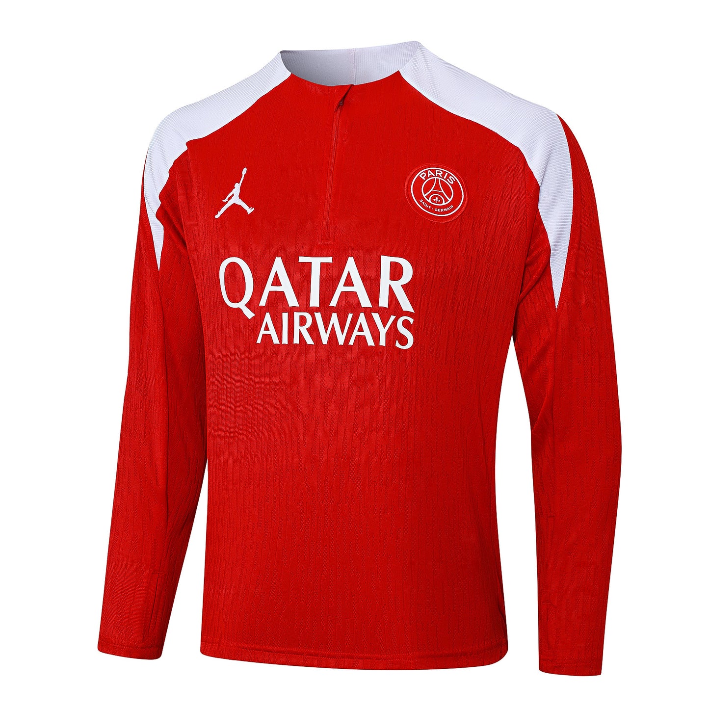 VESTE DE SURVETEMENT ENTRAINEMENT PSG ROUGE 25/26
