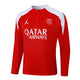VESTE DE SURVETEMENT ENTRAINEMENT PSG ROUGE 25/26
