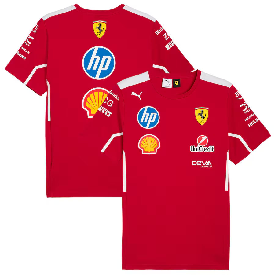 T-SHIRT SCUDERIA FERRARI 2025