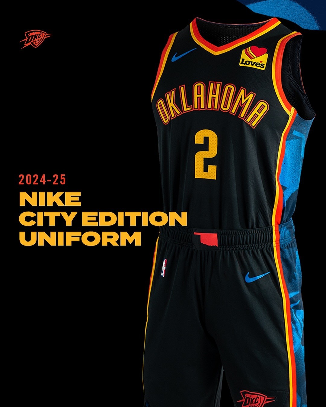 MAILLOT CITY OKLAHOMA CITY THUNDER 24/25