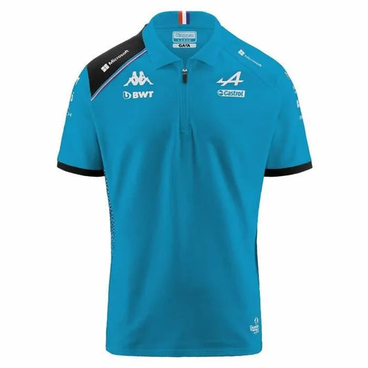POLO PILOTE ALPINE BLEU 2023
