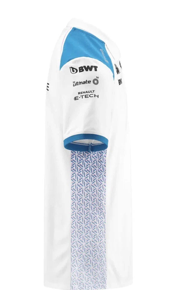POLO PILOTE ALPINE BLANC 2023